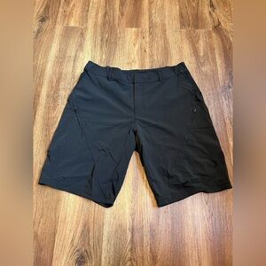 Lululemon Mountain Side Shorts Mens 36 Black biking hiking cycling 11.5” Inseam